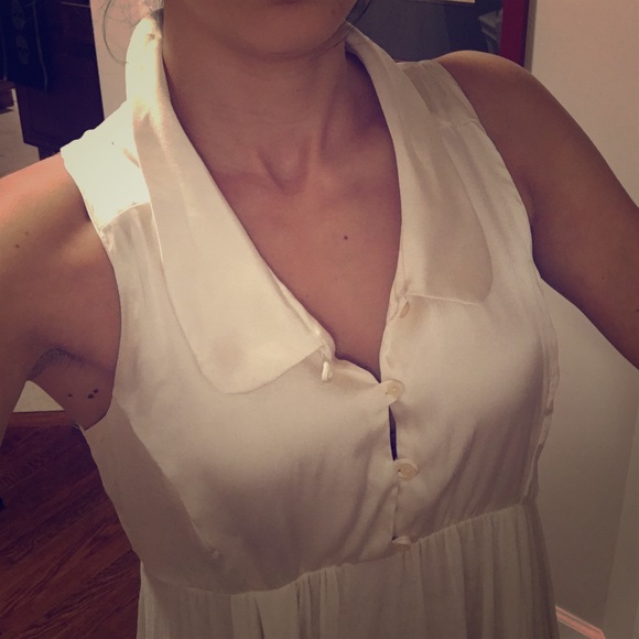 💯 % Silk Dreamy Creamy Dress - Picture 1 of 3