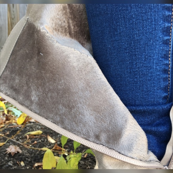 LAST PAIR! Taupe Lace Up Rider Boots - Picture 2 of 3