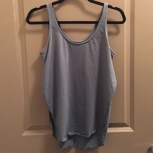Madewell side slit tank top NWOT
