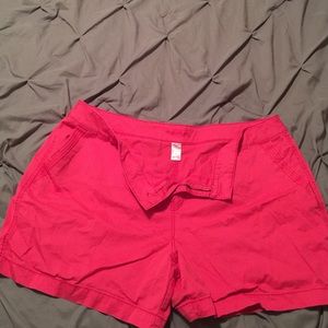 Pink shorts