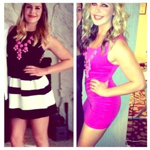 ILY COUTURE Bubble Necklace pink