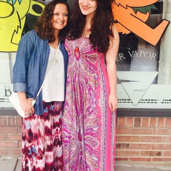 India Boutique Size L Maxi Dress