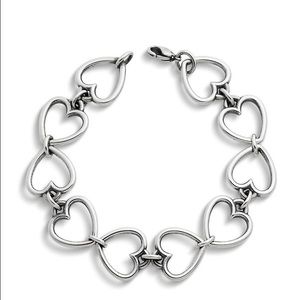Open Heart Link Charm Bracelet James Avery