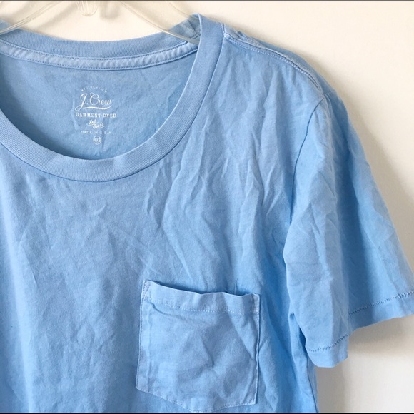 J. Crew Light Blue Tee Shirt NWT - Picture 2 of 4