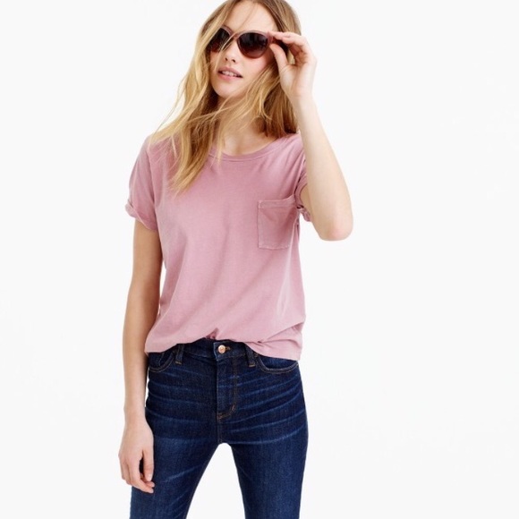 J. Crew Light Blue Tee Shirt NWT - Picture 4 of 4