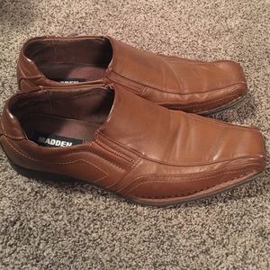 Mens Madden size 13 brown loafers
