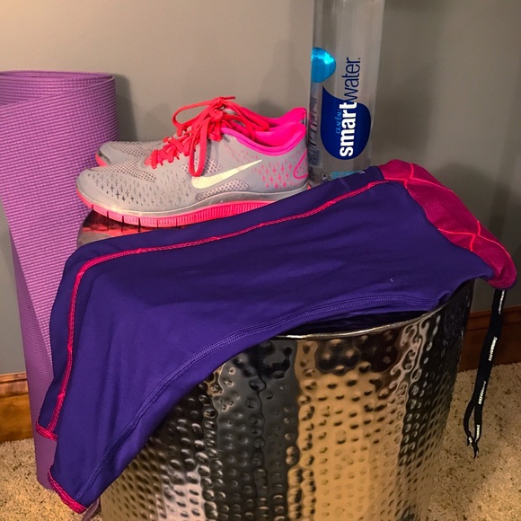 Size Small Nike Purple Dry Fit Running Capris