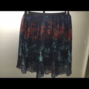 FLORAL SKATER SKIRT