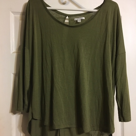 Army green shirt!