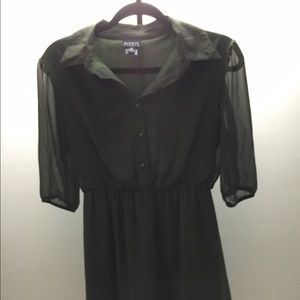 DARK GREEN DRESS