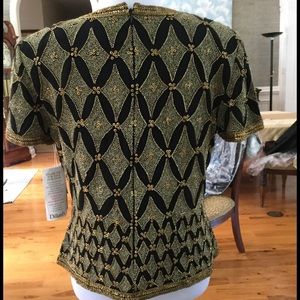 Adrianna Papell Tops - Was $30-REDUCED NWT Adrianna Papell NWT Beaded Top Adrianna Papell Tops - Was $30-REDUCED NWT Adrianna Papell NWT Beaded Top
