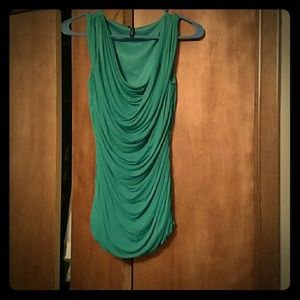 Sleeveless Teal Blouse