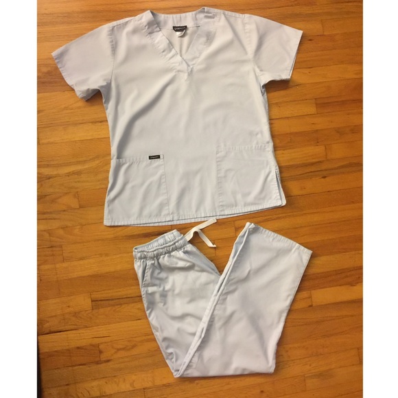 Dynasty Light Blue Scrub Set