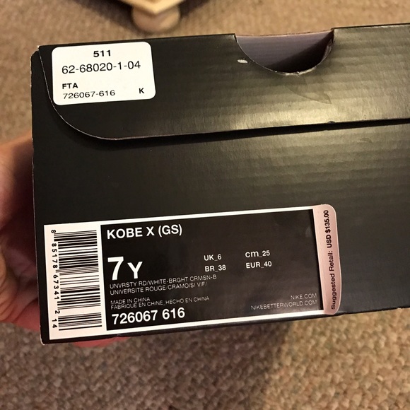 💜SOLD💜Kobe X Nike Shoes - Picture 4 of 4