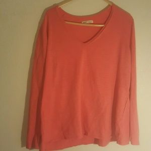 Old Navy coral sweater xxl