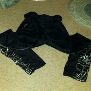 Black drive fit workout leggings