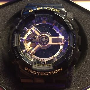 Men's Black Resin With Gold GA110GB-1A
