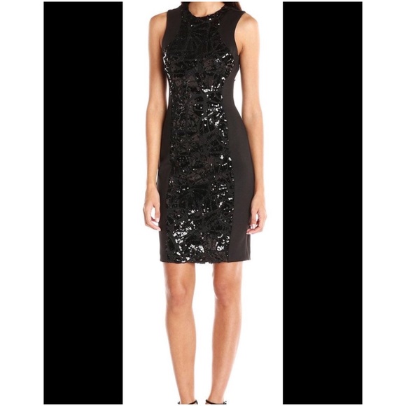 Calvin Klein Sequin Sheath Dress