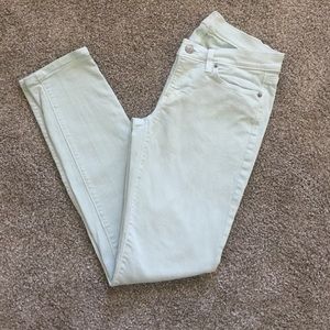 Beautiful Mint LOFT Skinny Jeans
