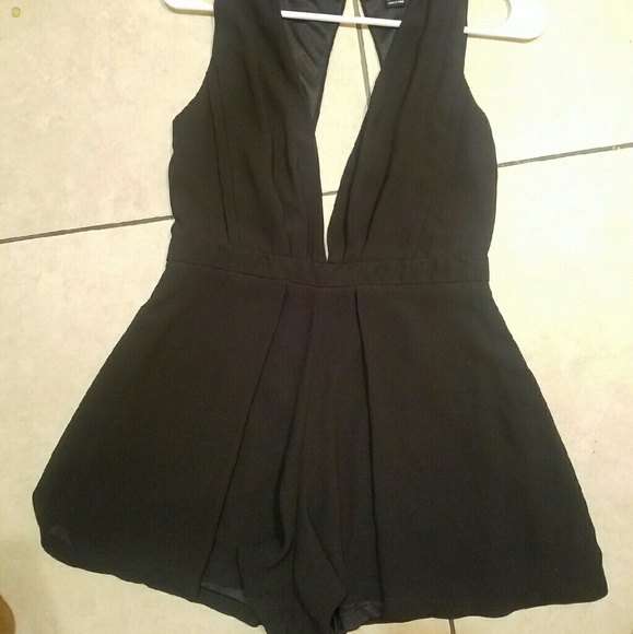 Sexy deep v romper