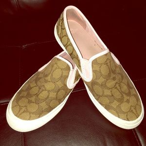 Coach slip ons