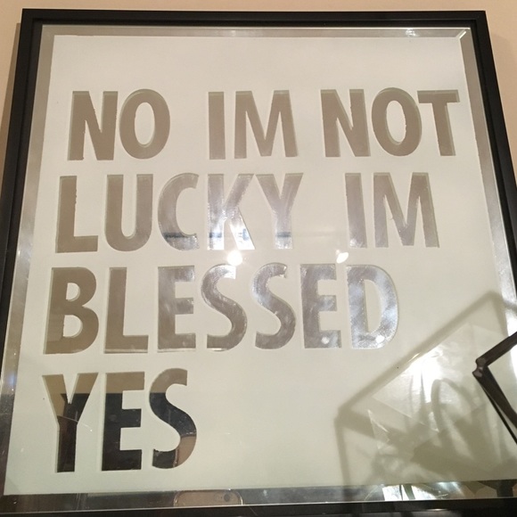 Mirrored Framed Quote - image 2