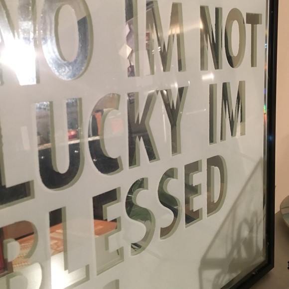 Mirrored Framed Quote - image 4