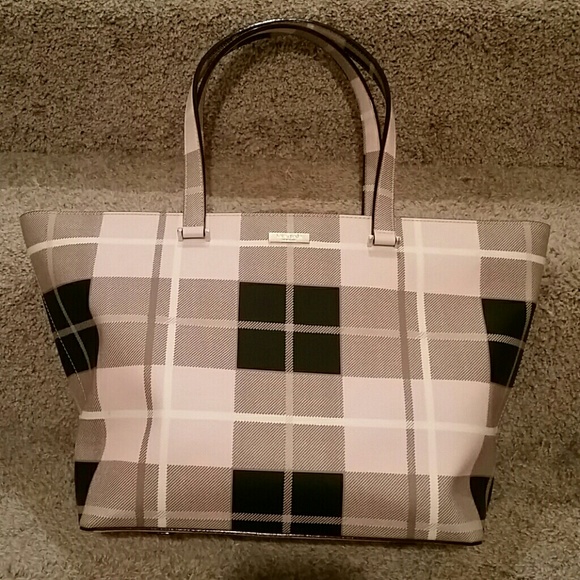 Kate Spade Pink Plaid Purse