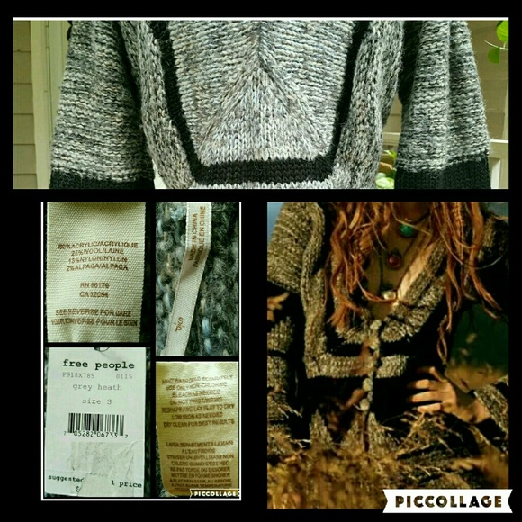 💣SOLD💥🌈 free People ChunkyFit n Flare Sweater - Picture 7 of 8