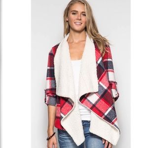 Plaid cardigan from Dress Up Boutique