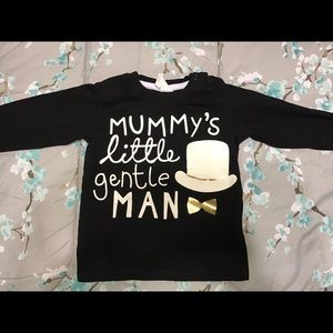H&M long sleeve Gentleman tee. 12-18 months
