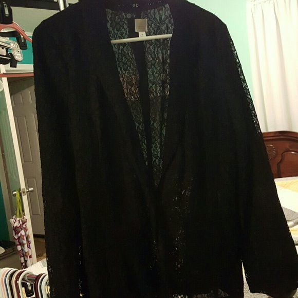 Lace blazer