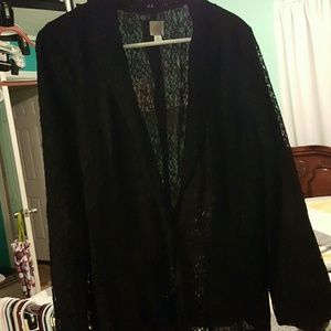 Lace blazer