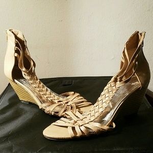 Beige Wedges