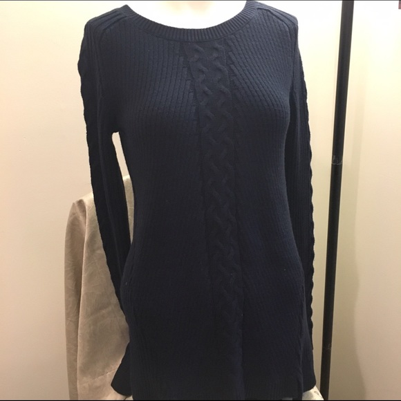*SOLD* Nautica cable knit sweater tunic NWT