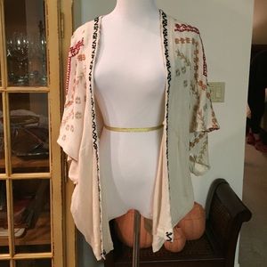 Urban Outfitters Ecote Embroidered Kimono