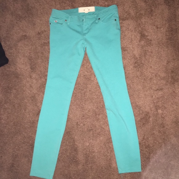 Hollister aqua leggings
