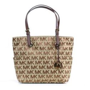 Michael Kors Jet Set Monogram Tote