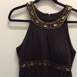 Cache Knee Length Halter Dress