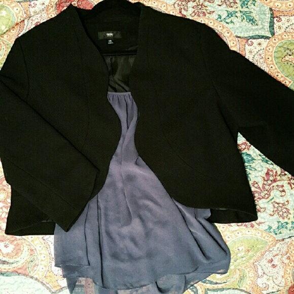 Cropped Suit Jacket