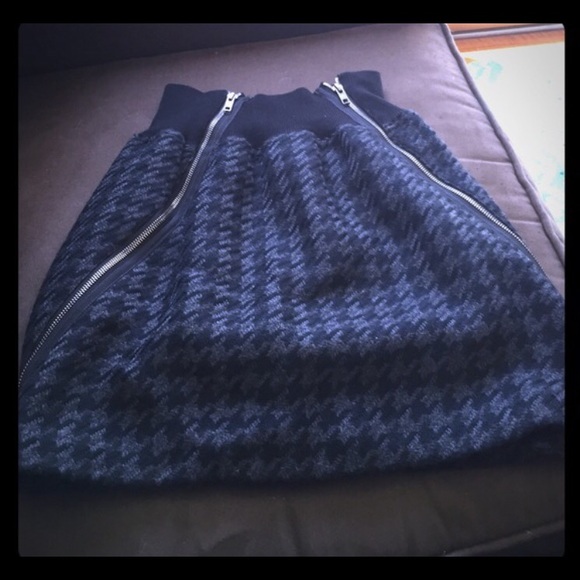 Theory tweed print skirt