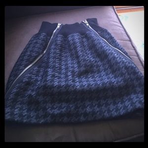 Theory tweed print skirt