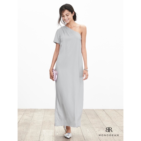 STUNNING NWT BANANA REPUBLIC 100% SILK MAXI DRESS