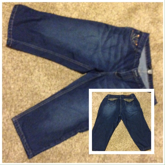 Denim capris