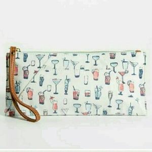 *FLASH SALE *Cocktail print clutch/wrist purse