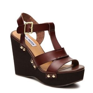 Steve Madden Cognac Wedge