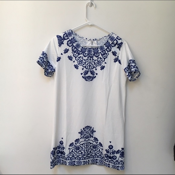 Porcelain Print Dress
