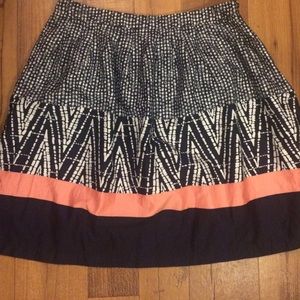George patterned a-line skirt