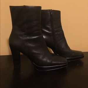 Black Leather Nine West Boots 7.5-FINAL PRICE!!