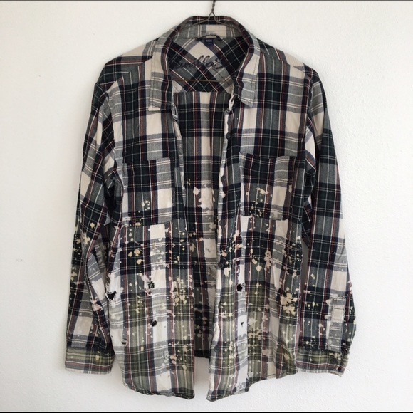 Grunge Acid Flannel